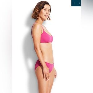 🩷 NWT Sea Folly Hipster Bottom Sea Dive Fuchsia Rose Bright Pink Magenta Size 6